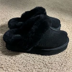 Uggs black womens size 8 platforms